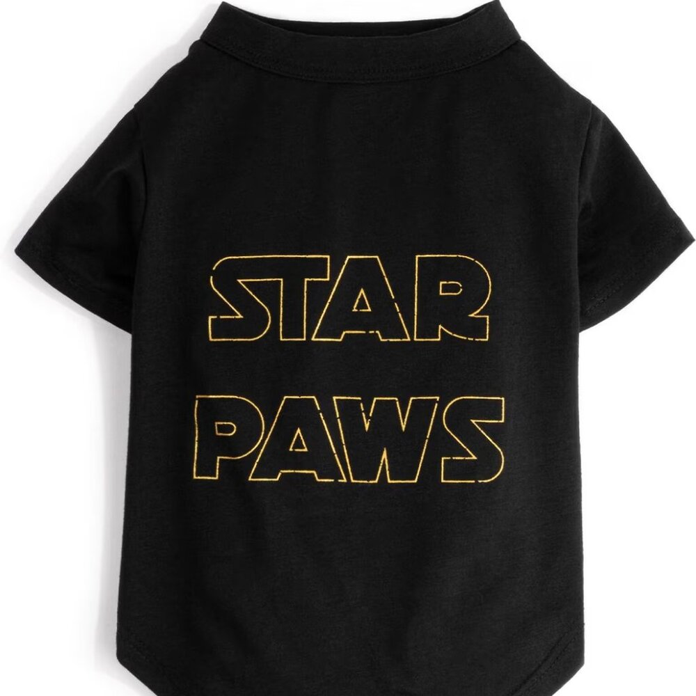 NWT fabdog Star Paws dog t-shirt ALL sizes (Star Wars Logo)